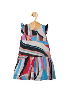Creative Kids - Girls Printed  A-Line Dress