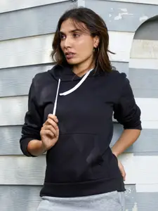 Campus Sutra Women Hooded Sweatshirt