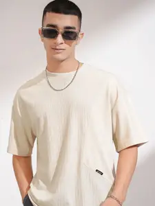 HIGHLANDER Men Drop-Shoulder Sleeves T-shirt