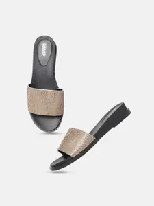 Lavie Women Embellished Open Toe Flats