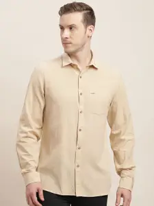 Turtle Men Relaxed Slim Fit Opaque Casual Shirt