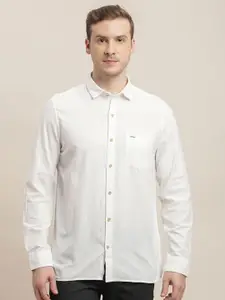 Turtle Men Relaxed Slim Fit Opaque Casual Shirt