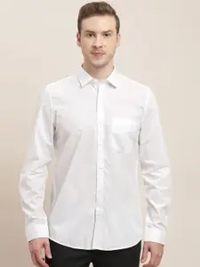 Turtle Men Classic Slim Fit Opaque Formal Shirt