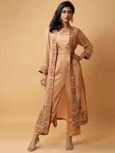 Quench A  Thirst Quench A Thirst Round Neck Basic Jumpsuit with Shrug