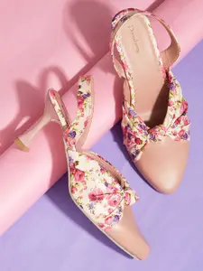 DressBerry Women Printed Slim Heel Mules