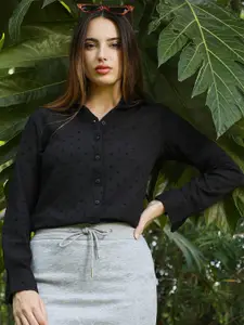 Campus Sutra Women Comfort Opaque Casual Shirt