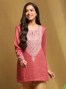 Biba Women Floral Printed Straight Kurti