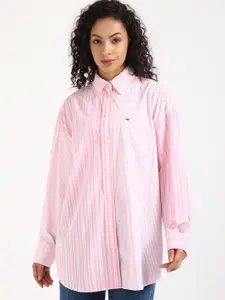 Tommy Hilfiger Women Opaque Striped Casual Shirt