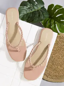 DressBerry Women Printed Open Toe Flats