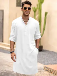 Anouk Men Solid Long Kurta