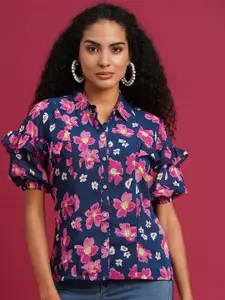 all about you Women Comfort Floral Opaque Printed Casual Shirt