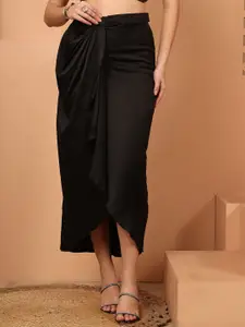 NEUDIS Wrap Midi Skirt