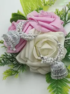 JMBW INTERNATIONAL Contemporary Jhumkas Earrings