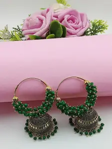 JMBW INTERNATIONAL Contemporary Jhumkas Earrings