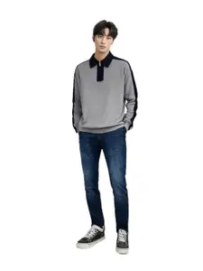 StyleCast x Revolte Men Colourblocked Pullover