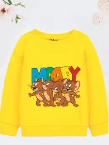 YK Disney Boys Printed Round Neck Pullover Sweatshirt