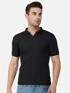 Elibolz Men Polo Collar Pockets T-shirt