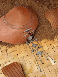 TEEJH Silver-Plated Handcrafted Necklace