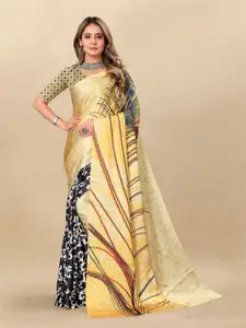 Anouk Printed Satin Saree