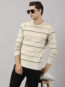 BLACK BUCK Striper Crew Neck Sweater