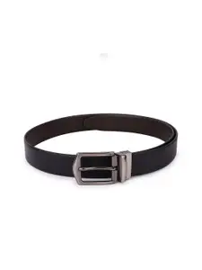 The Roadster Lifestyle Co Men Leather Reversible Buckle Formal Belt