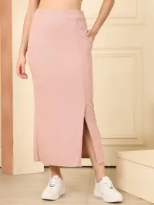 NEUDIS Straight Midi Skirt