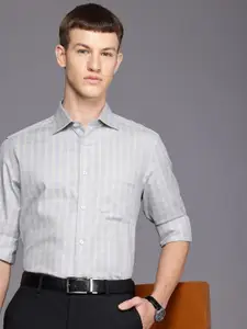 Louis Philippe Classic Pure Cotton Checked Formal Shirt