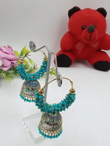 JMBW INTERNATIONAL Contemporary Jhumkas Earrings