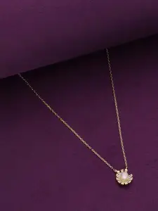 KAI JEWEL Sterling Silver Gold-Plated Necklace