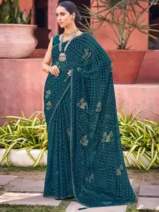 Saree mall Ethnic Motifs Poly Georgette Sarees