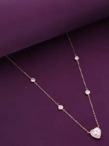 KAI JEWEL Sterling Silver Rose Gold-Plated Necklace
