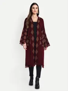 HAUTEMODA Women Longline Shrug