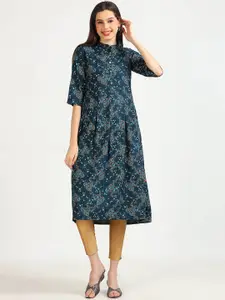 Marcia Women Ethnic Motifs Printed Thread Work Kurta