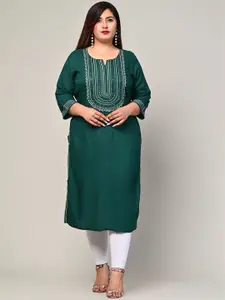 Swasti Women Embroidered Floral Kurta