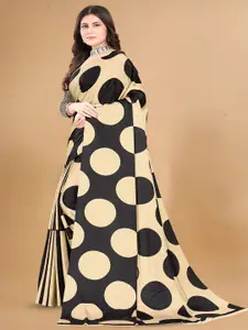 Anouk Polka Dot Saree With Blouse Piece