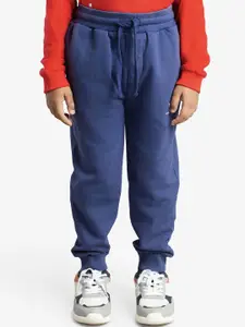 Ed-a-Mamma Boys Printed Pure Cotton Mid-Rise joggers