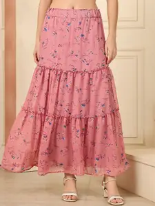 NEUDIS Tiered Maxi Skirt