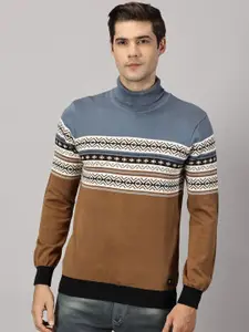 BLACK BUCK Camel Turtle Neck Sweater