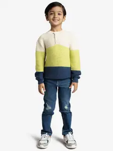 Ed-a-Mamma Boys Colourblocked Pullover