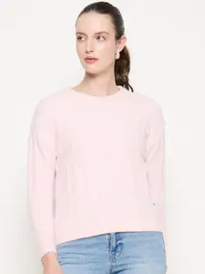 Duke Women Striped Crop Pullover