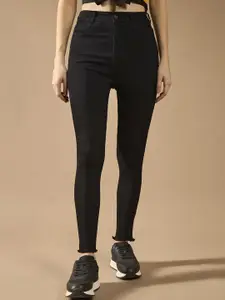 DOLCE CRUDO Women Skinny Fit High-Rise Stretchable Jeans