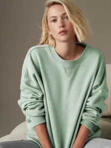 Kotty Women Round Neck Long Sleeves Sweatshirt