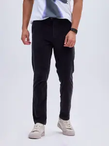 Snitch Men Smart Slim Fit Trousers