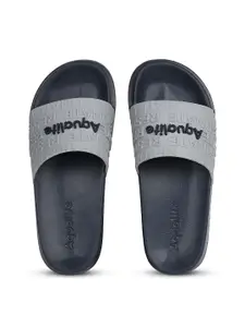 Aqualite Men Printed Rubber Sliders