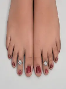 Paavni Oxidised Toe Rings