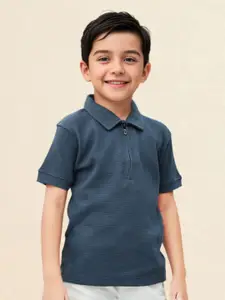 Toonyport Boys Polo Collar Pockets T-shirt