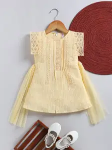 Toonyport Flutter Sleeve Fit & Flare Dress