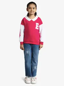 Ed-a-Mamma Girls Printed Sweatshirt