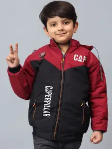 BAESD Boys Padded Jacket with Patchwork