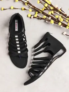 V-WALK Women Gladiators Flats